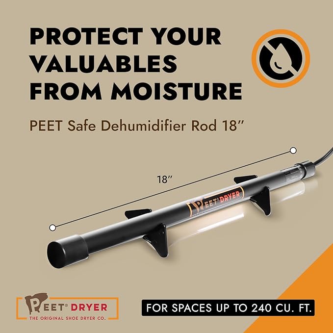 PEET, Safe Dehumidifier Rod, For Up to 200 Cubic Feet of Enclosed Space - Image 2