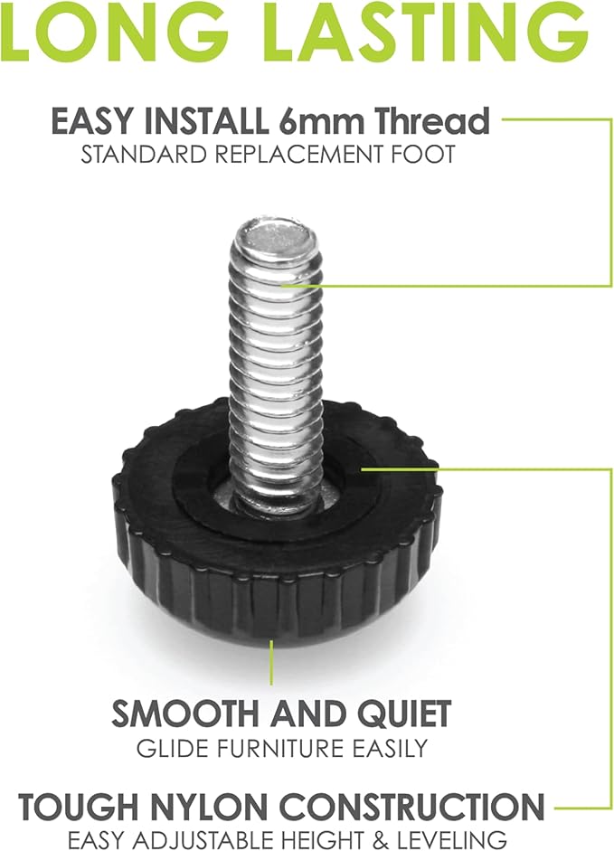 Slipstick Gorilla Outdoor Adjustable Furniture Levelers Weatherproof Screw in - Image 2