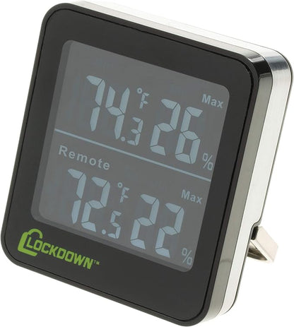 LOCKDOWN Digital Hygrometer by Lockdown