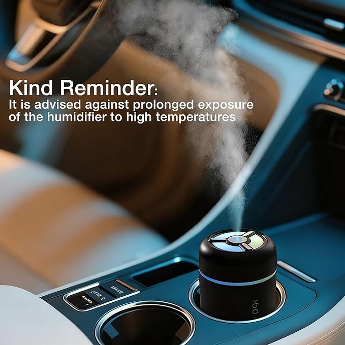 Portable Mini Humidifier, 300ml USB Cool Mist Small Humidifier - Image 5