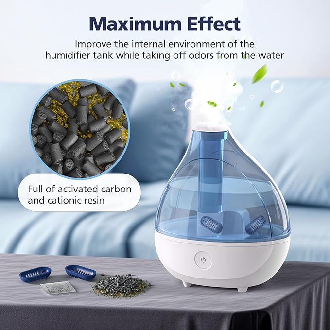 Demineralization Cartridge for HoMedics Ultrasonic Humidifiers, Filters Mineral - Image 4