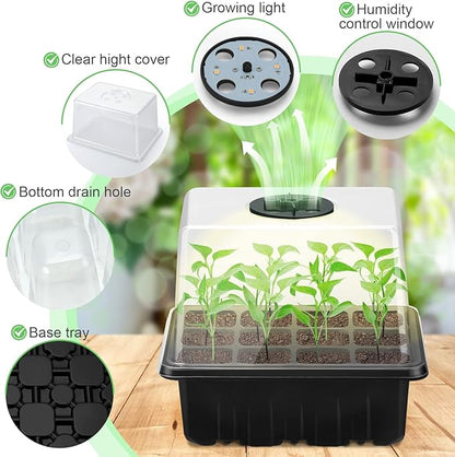 Lunies 6 Packs Seed Starter Trays - Image 4