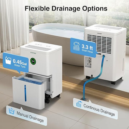 ZAFRO Dehumidifiers for Home and Basement - Image 6