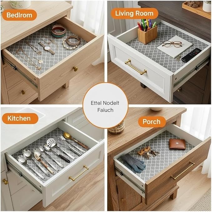 Coavas Extra Grip Thickened Shelf and Drawer Liner - Image 7