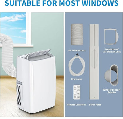 GarveeHome 14000 BTU Portable Air Conditioner, Quiet Portable AC Unit - Image 7