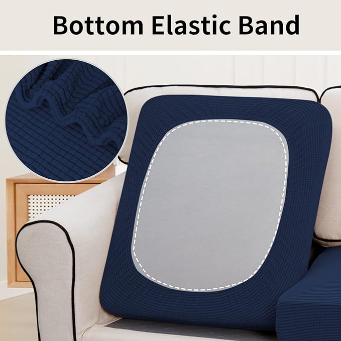 Easy-Going Stretch Individual Chair Couch Cushion Cover Sofa Cushion Furniture - Image 4