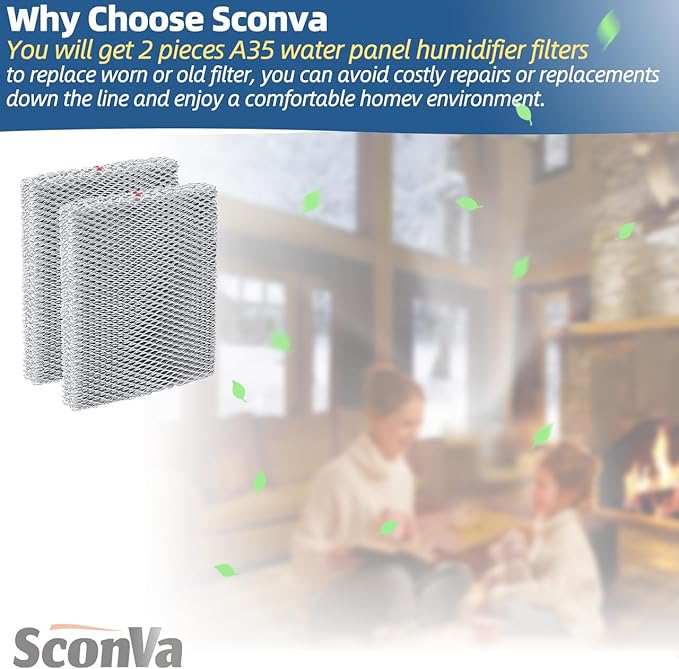 35 Humidifier Filter Pad Water Panel Replacement Compatible - Image 7