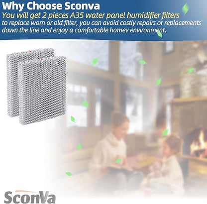 35 Humidifier Filter Pad Water Panel Replacement Compatible - Image 7