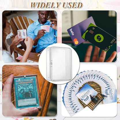 Clear Plastic Playing Card Case Set - Image 4