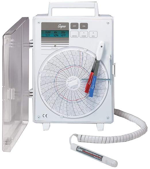 Supco CRTH2-220 Temperature, Humidity and Dew Point Recorder by Supco