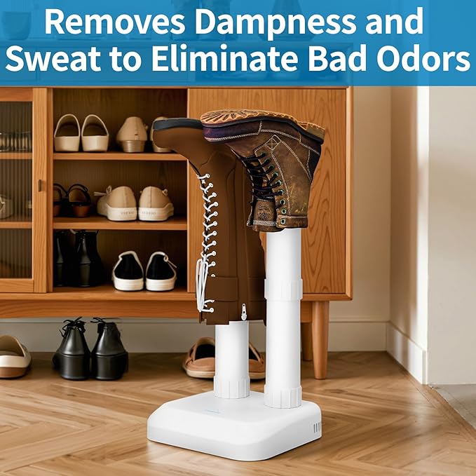 Boot Dryer Shoe Dryer for Work Boots Sneakers and Gloves, No Heat Ultra Low - Image 6