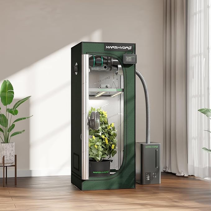 MARS HYDRO 2x2x5 Grow Tent Pro, Larger Observation Window, Controller & Socket - Image 2