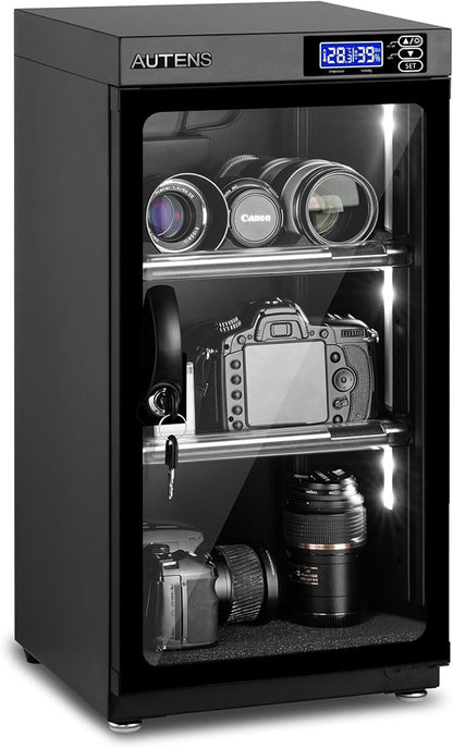 AUTENS 50L Dehumidifying Dry Cabinet Box, Digital Control Noiseless and Energy by AUTENS