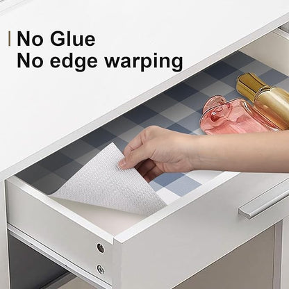Shelf Drawer Liner for Kitchen Cabinets Non-Adhesive, 11.8In x 30FT Non-Slip - Image 4