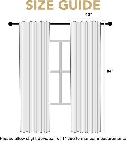 H.VERSAILTEX Blackout Curtains Thermal Insulated Window Treatment Panels Room - Image 7