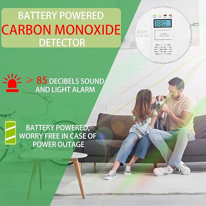Combination Gas and Carbon Monoxide Detector Plug-in | CO Alarm & Natural Gas - Image 5