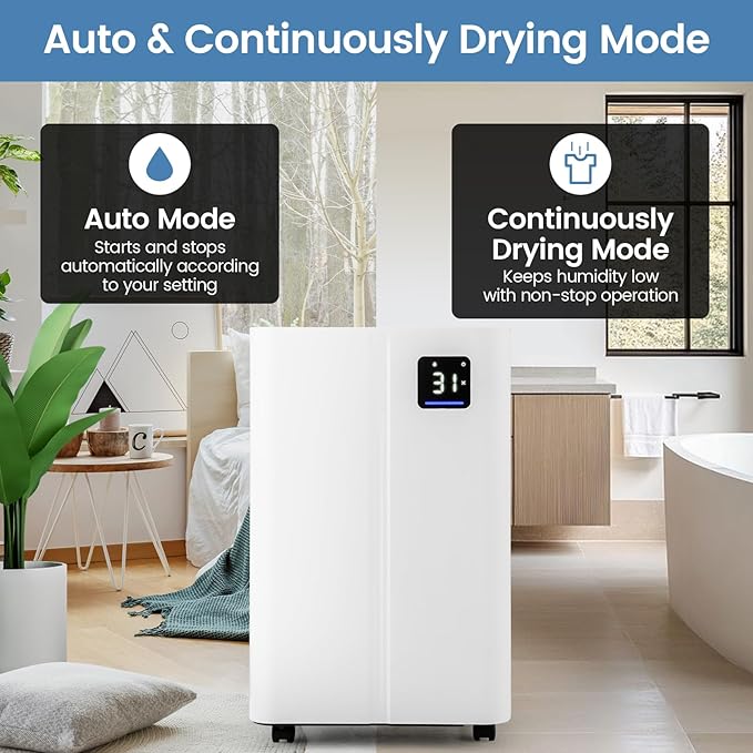 ARLIME 4500 Sq.Ft Dehumidifier for Basement, 54 Pints Dehumidifier - Image 4