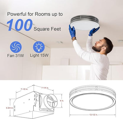 Akicon Bathroom Exhaust Fan - Image 2