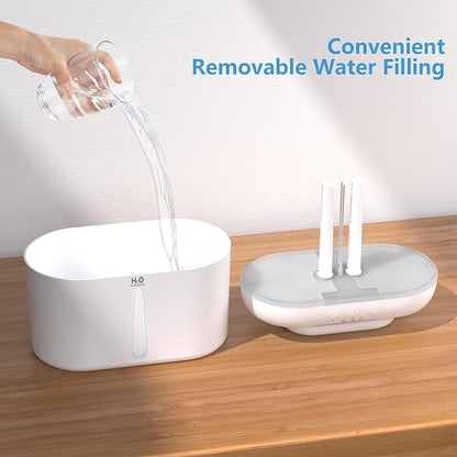 SZO Humidifiers for Bedroom Large Room, 2.5L Dual Nozzle Cool Mist Humidifier - Image 8