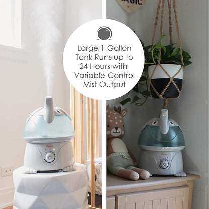 Crane Cute Animal Humidifier for Kids Bedroom and Nursery, Ultrasonic Cool Mist - Image 5