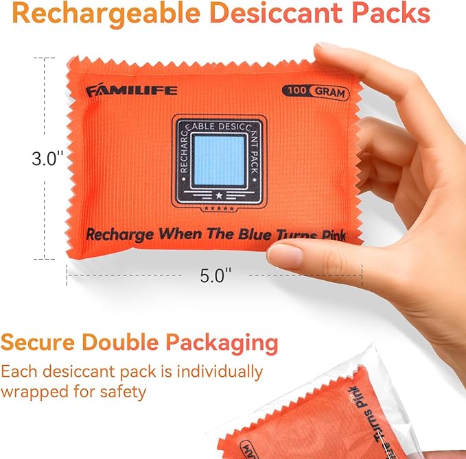 FAMILIFE 100g Rechargeable Desiccant Packs - Image 2