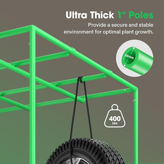 VIVOSUN P108 120"×120"×80" PRO Grow Tent 10x10 ft, - Image 8