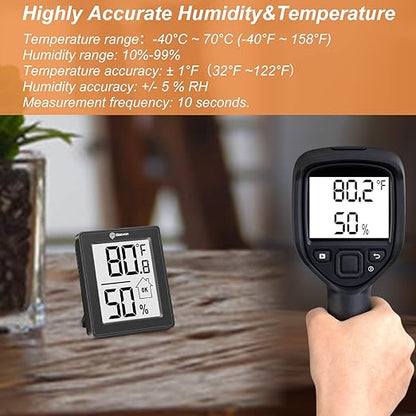 Geevon Digital Hygrometer, 3 Pack Indoor Thermometer Room Temperature Humidity - Image 4