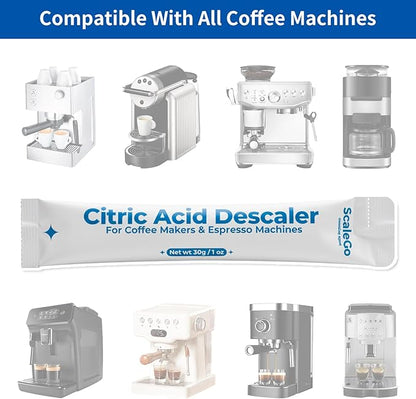 Coffee Machine Cleaner & Descaler | Citric Acid Descaling Powder | Pre-measured - Image 8