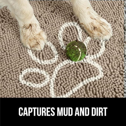 GORILLA GRIP SOAKSTOPPER Dog Door Mat, 35x24 Machine Washable Rug Absorbent - Image 3