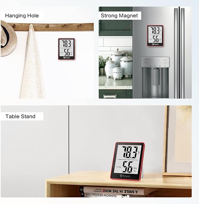 DOQAUS Digital Hygrometer Indoor Thermometer Humidity Gauge Room Thermometer - Image 6