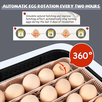 Sailnovo Incubators for Hatching Eggs 70 Egg Incubator - Image 5