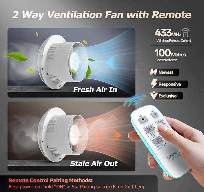 4 inch Bathroom Exhaust Fan - Image 2