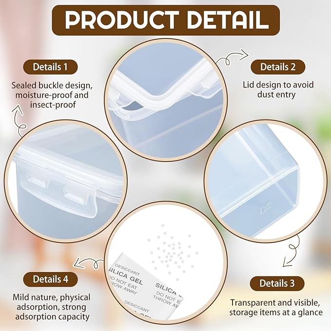 1 Pcs Filament Storage Box for 3D Printer 10 x 9 x 6 Inches Filament Storage - Image 4