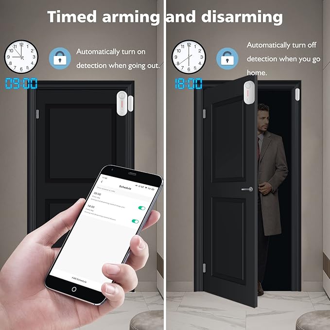 WiFi Door Sensor Alarm: Smart Door Window Sensor - Image 4