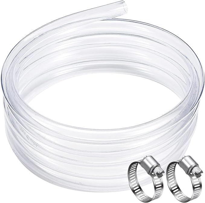 DAVCO 3/4" ID - 100 ft Clear Vinyl Tubing, Low Pressure Flexible PVC Tube by DAVCO