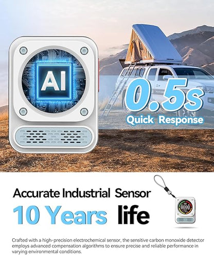 3-in-1 Carbon Monoxide Detector, 0-1000ppm CO Meter - Image 5