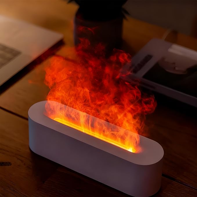 Essential Oil Diffuser, Fireplace Fire Flame Aromatherapy Diffuser, 150ml - Image 6