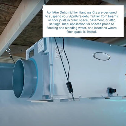 5822 Dehumidifier Hanging Kit for AprilAire Crawl Space, Whole-House - Image 2