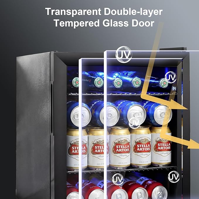 50 Can Mini Beverage Refrigerator - Image 7