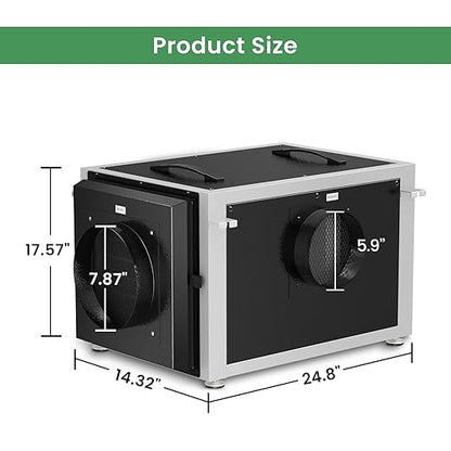 Waykar 158 Pints Crawl Space Dehumidifier - Image 5