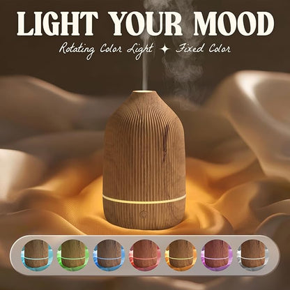 Essential Oil Diffuser, 100ml Aromatherapy Diffuser, Mini Ultrasonic Diffuser - Image 2