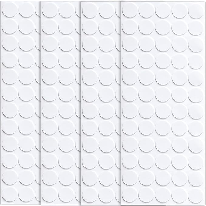 240 Pcs Small Felt Furniture Pads, Self-Adhesive EVA Foam Dot Circles, Round by Unknown