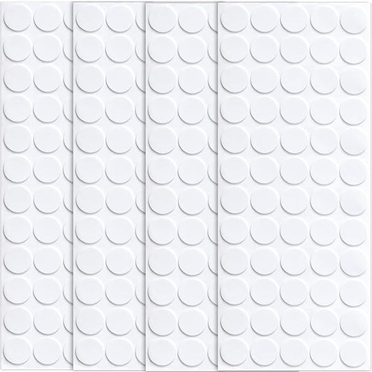 240 Pcs Small Felt Furniture Pads, Self-Adhesive EVA Foam Dot Circles, Round by Unknown
