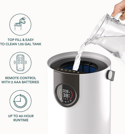 Homedics 2-in-1 Cool Mist Humidifier & Air Purifier – Humidifies & Purifies Air - Image 6