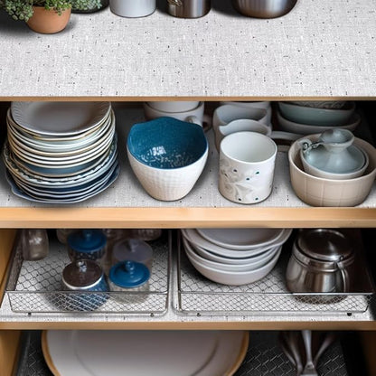 12inx60in Gray Shelf Liner for Kitchen Cabinets Non Adhesive Kitchen Drawer - Image 2
