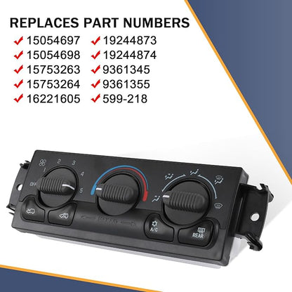 Front A/C Heater Climate Control Module Compatible - Image 3
