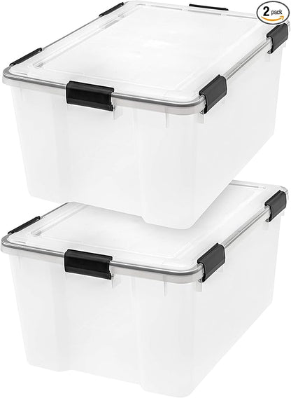 IRIS USA WeatherPro 63 Qt Storage Bins by IRISUSA