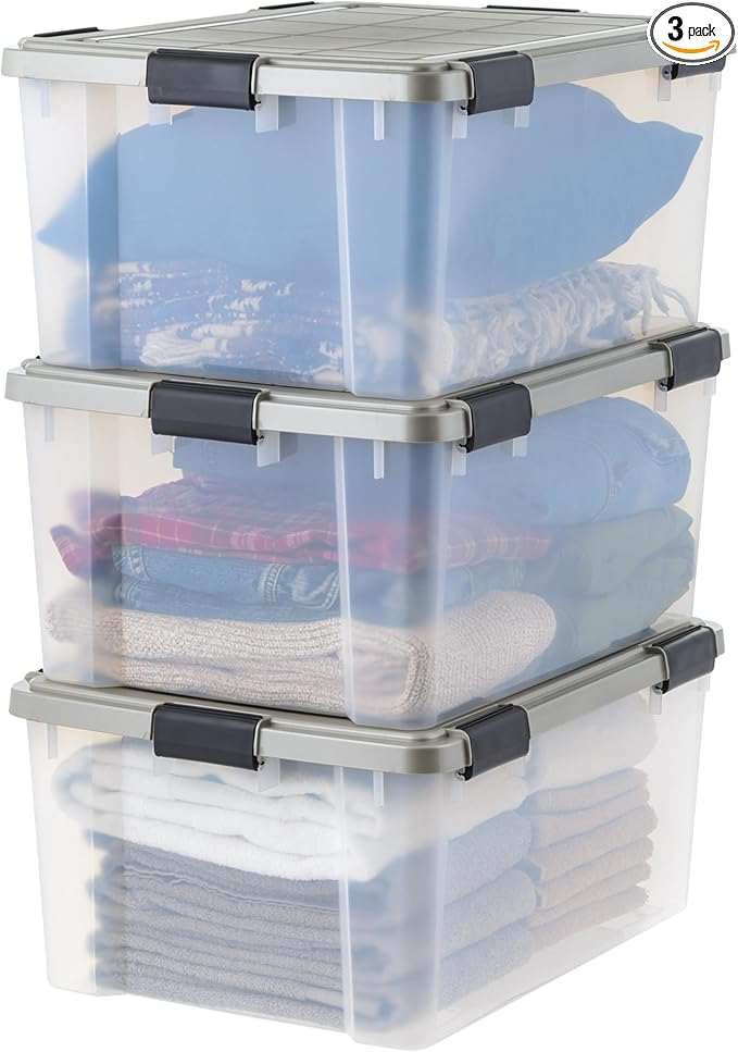 IRIS USA 60 Qt Storage Bins by IRISUSA