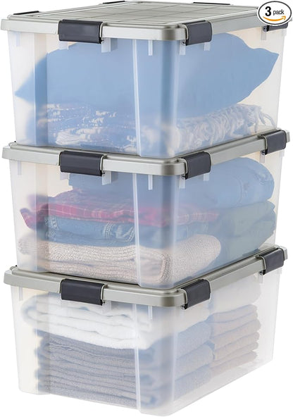 IRIS USA 60 Qt Storage Bins by IRISUSA