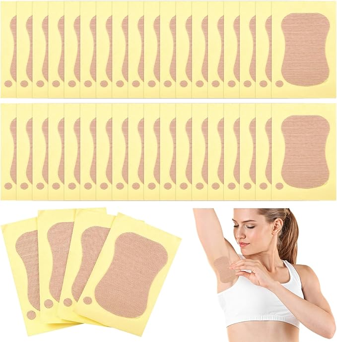 100-Pack Sweat Absorbent Pads, Cotton Armpit and Foot Moisture Absorbers by Unknown